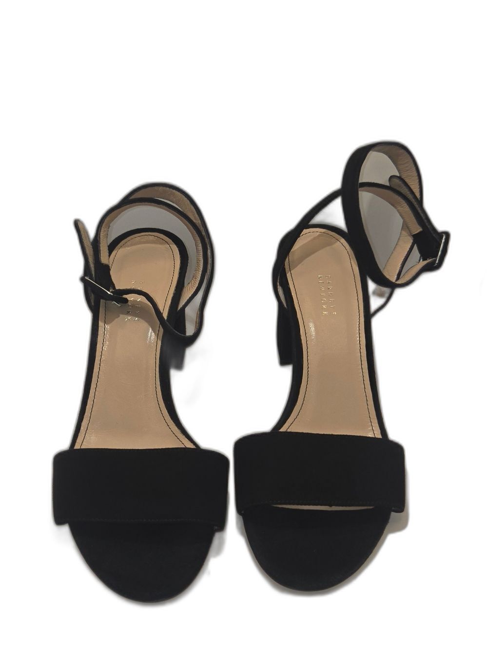 Barney’s NY Black Suede Heels Size 36 2.5 Inch Heel